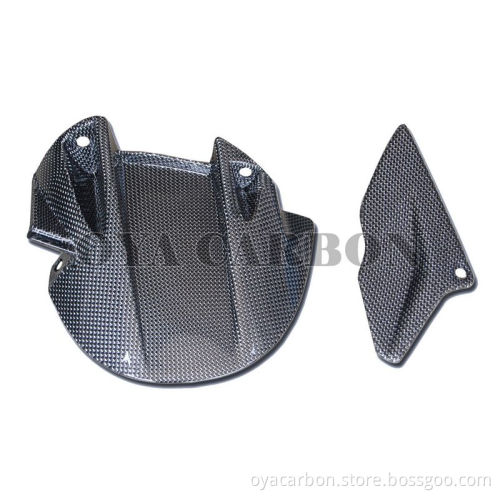 Carbon Fiber Aprilia Silver Mesh Body Part